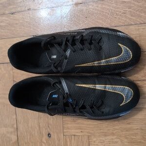 Nike Phantom GT Black and Gold soccer cleats
